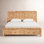 Cora Burl Wood Panel Bed