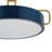 Minimalist Flush-Mount Round Dimmable LED Pendant