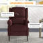 Fauteuil inclinable massant avec repose-pieds-576494118