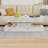 47.2 Inch Coffee Table with LED Lights, Modern High-Gloss Open Shelf Design, 2-Tier Floating Center Table with Illumination, Large LED Coffee Table for Living Room(White)-1834053543
