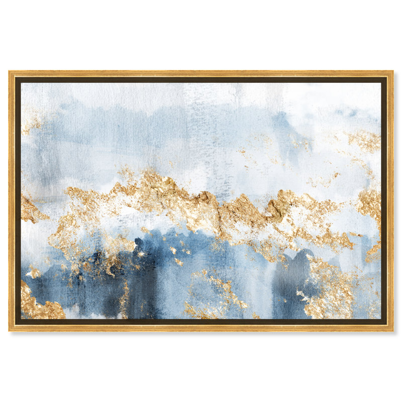 «Huit jours par semaine», reproduction d'impression, Cadre doré, H 30 po x l 20 po