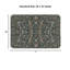 Multicolore tapis de salle de bain floral foncé vert 20 po x 32 po pour salle de bain
