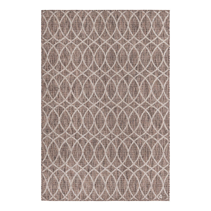 Geometric Indoor / Outdoor Rug, Rectangle 4' x 6'