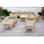 Monterey Outdoor Teak Conversation Set-811188833-847976551