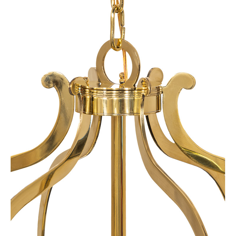 Luminaire suspendu 6 lumières Ouro