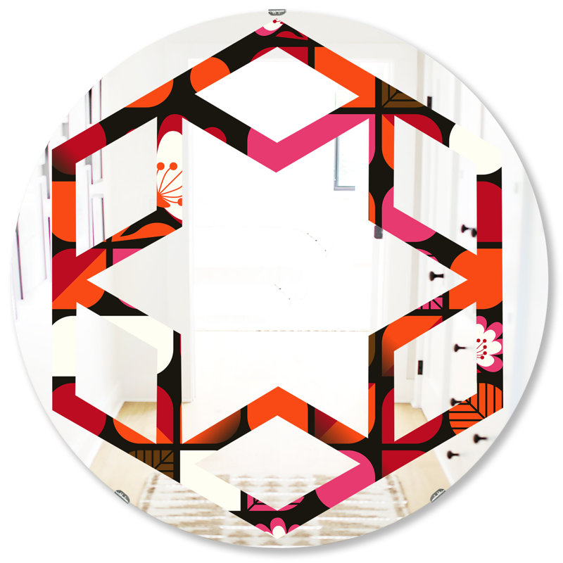 Miroir mural Hexagon Star, 31,5 po x 31,5 po
