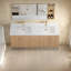 Meuble-lavabo mural flottant 60 po avec lavabo double 60 po Bahtroom