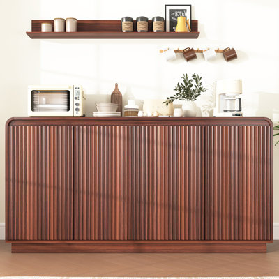 59'' Fluted Sideboard With Adjustable Shelves