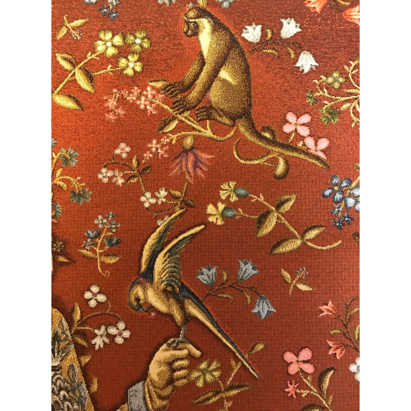 Tapisserie «Polyester Lady with Bird», série Unicorn