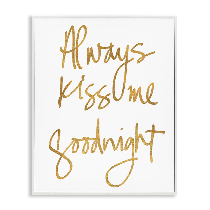 «Kiss Me Goodnight», art de la giclée encadrée par SD Graphics Studio, Estampe numérique encadrée blanc bord de mer