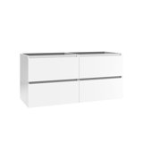Flora 46.4" Wall Mounted Double Bathroom Vanity Base Only