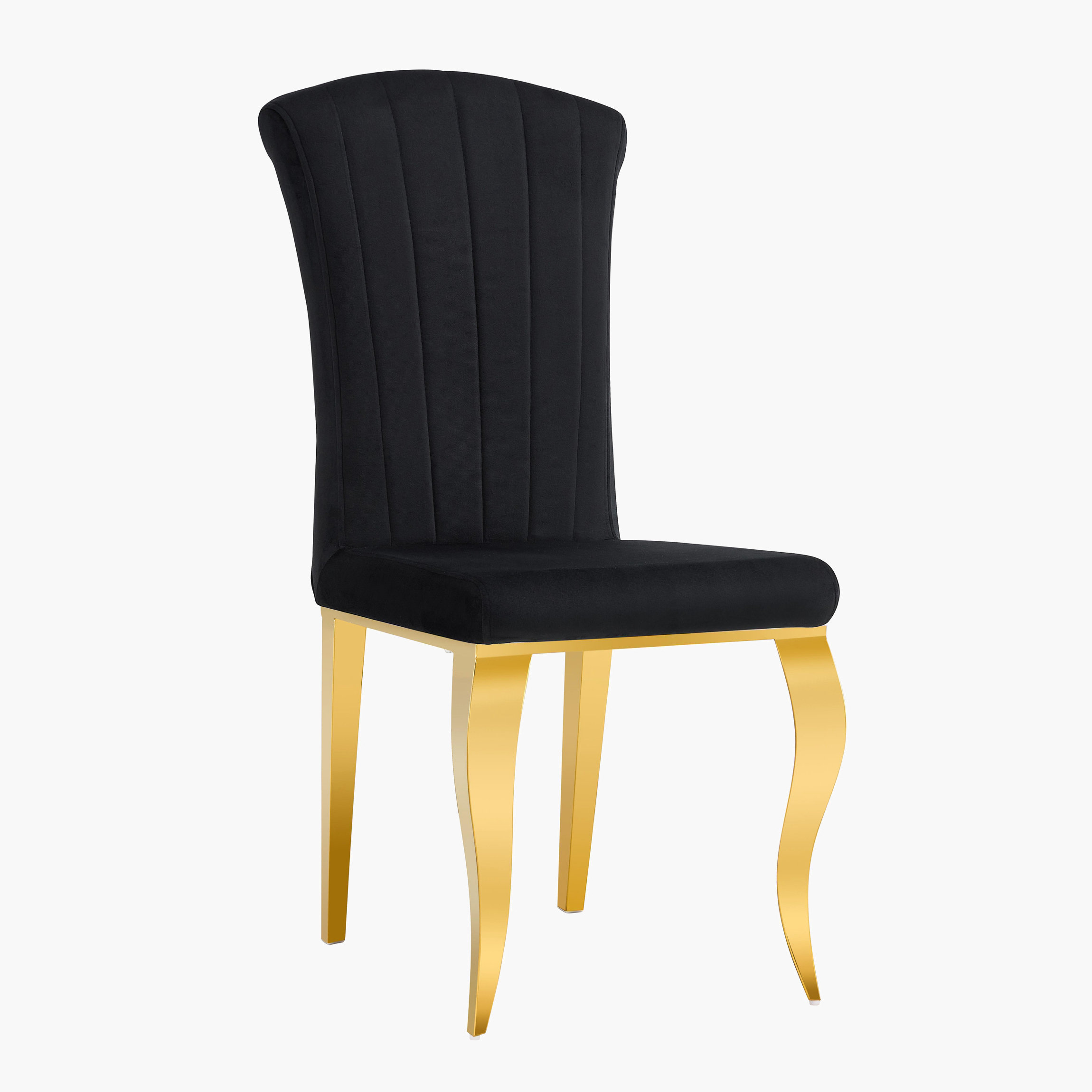 Rosdorf Park Jehanna Polyurethane King Louis Back Side Chair in