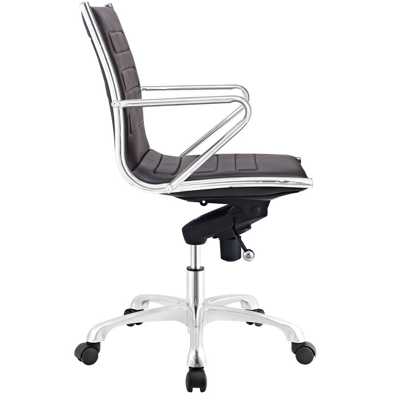 Chaise de bureau Modway, Brun