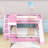 2 Drawers Bunk Bed with Storage Stairs, Slide and Shelves-2001035197-2001035199