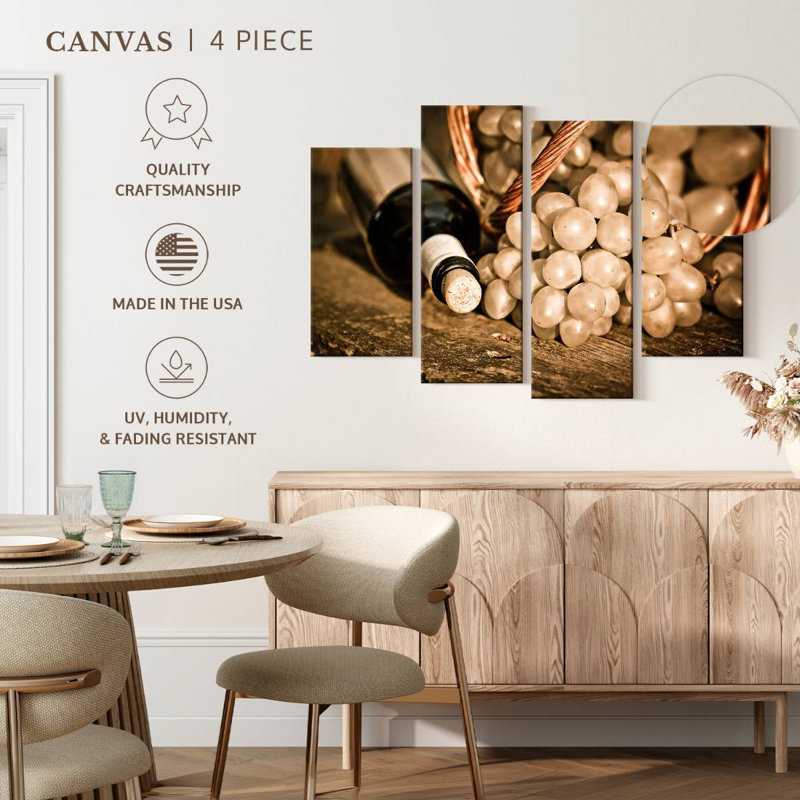 Yarlin Vineyard Vintage Wine, 48" H x 75" W