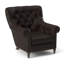 Fauteuil en cuir capitonné de 35,5 po de large Kirby-735827455-735827404-735827452