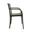 Chaise de salle à manger d'extérieur empilable