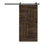 Porte de grange à panneaux en bois S Series avec trousse de quincaillerie d'installation