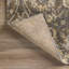 Tapis brun / gris à motif floral Mekhage-1301476108