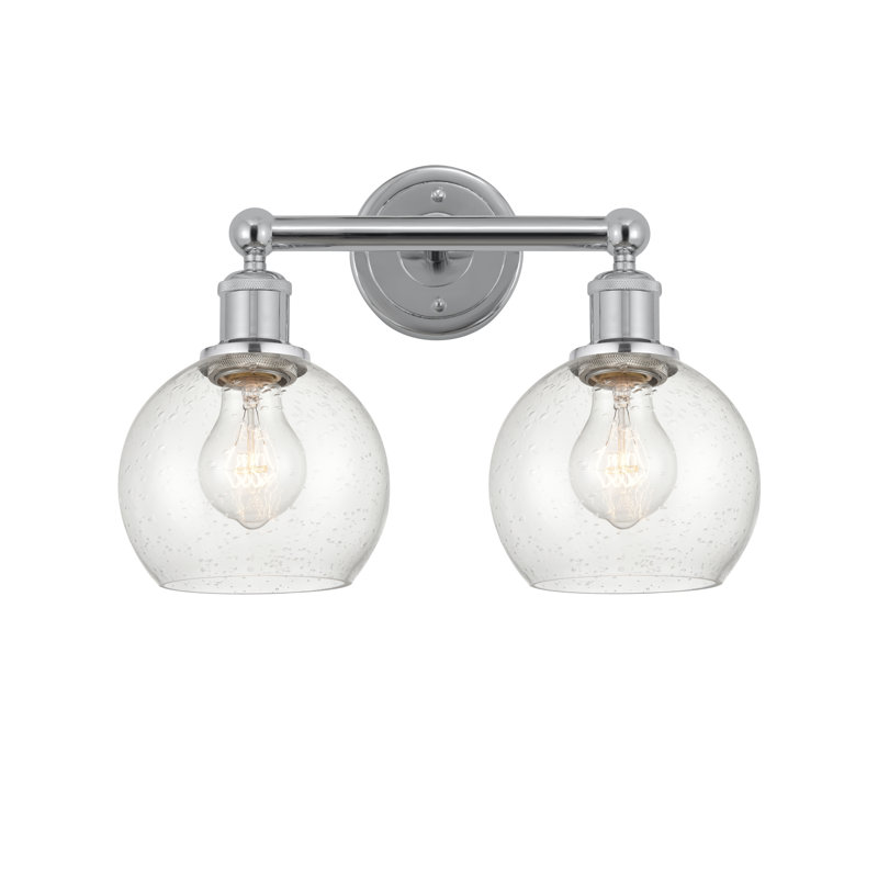 Cambria 2 - Light Dimmable Vanity Light, Seedy, Polished Chrome