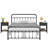3 Piece Bedroom Set, Metal Bed Frame With Headboard And Nightstand Set Of 2, Classic Farmhouse Bedroom Furniture Set Of 3, No Box Spring Needed, Easy Assembly-866723860-866723857