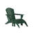 Altura Plastic Adirondack Chair with Ottoman Set-440759088