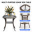 Deux chaises pivotantes + une table d'appoint
