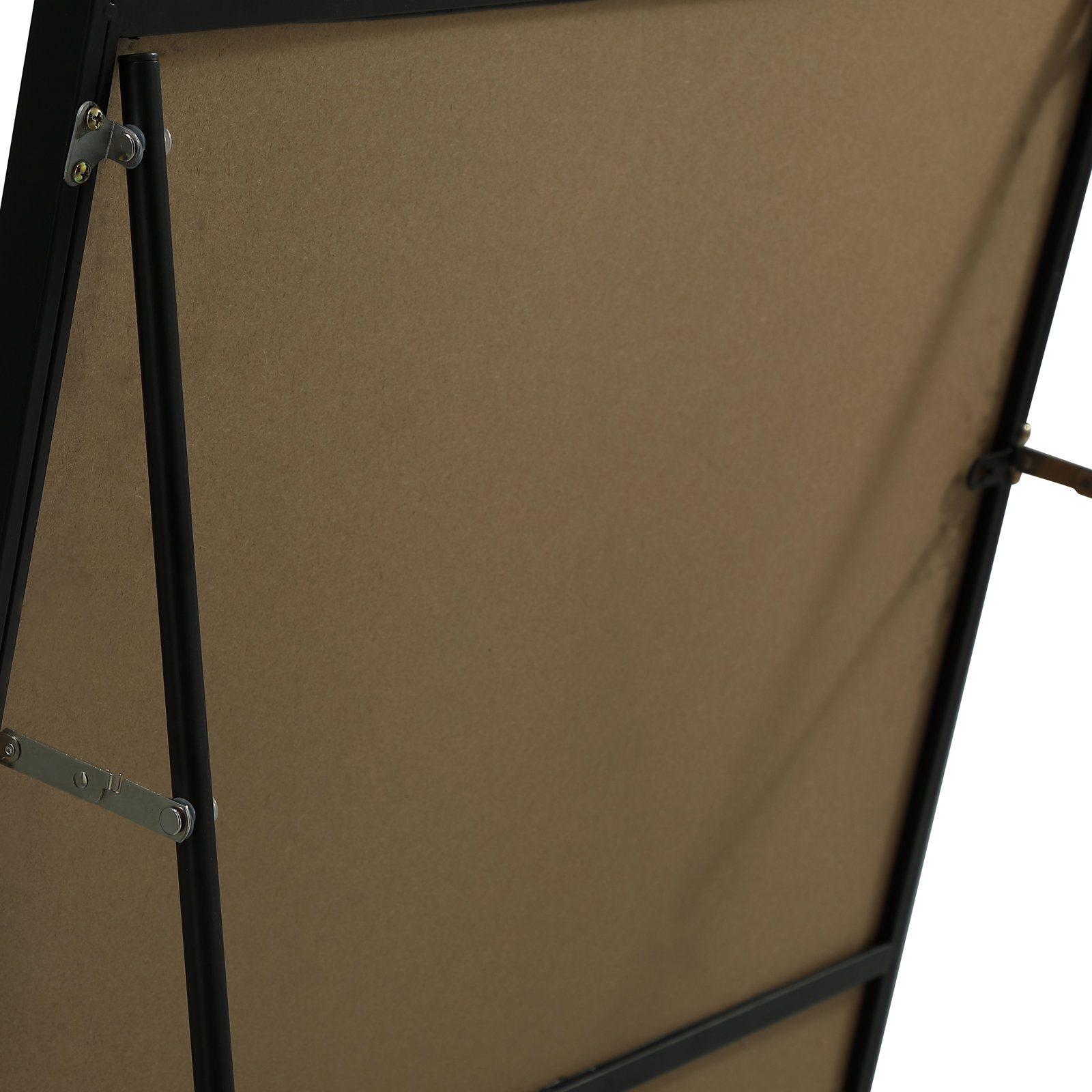 Sabine Metal Rectangle Floor Mirror, 60" x 30", Black