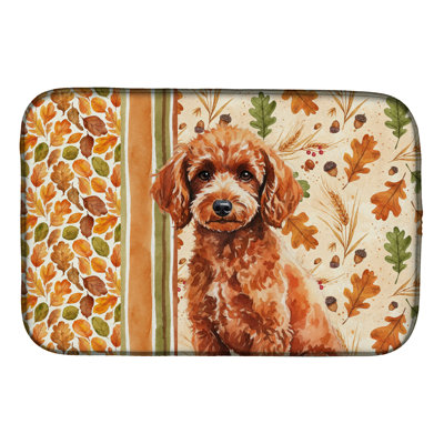 Tapis de séchage d'automne Toy Poodle