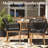 14 Pieces Outdoor Dining Set With 2 Rectangular Dining Table And 12 Chairs-1786356262-1786356261-1786356258