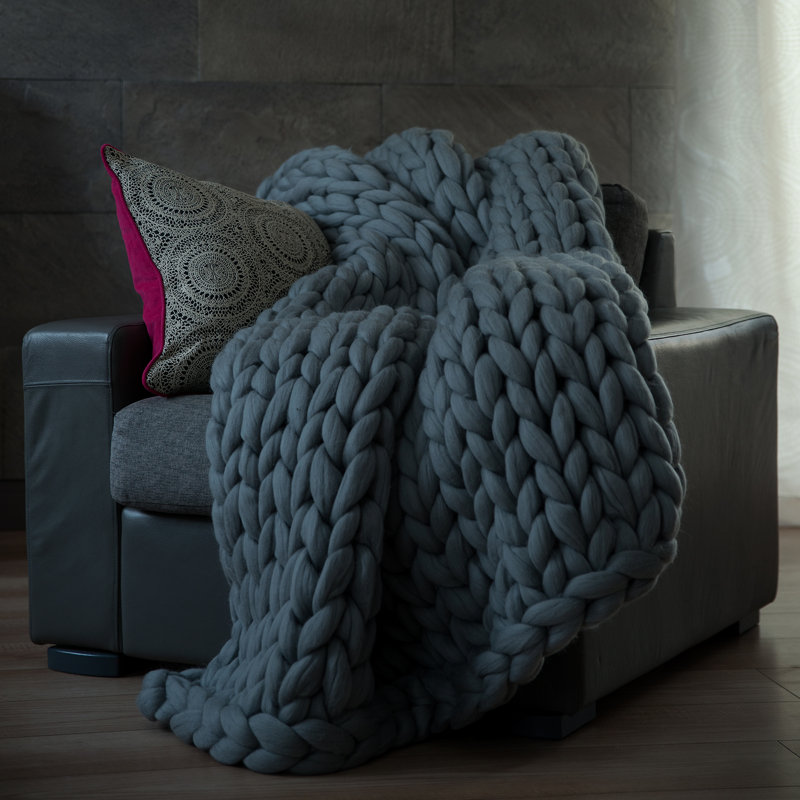 Throw Blanket, Grey