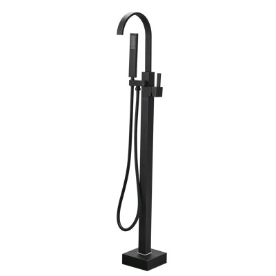 Floor Clawfoot Tub Faucet with Diverter