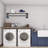 41.5'' Metal Wall Mounted Clothes Rack