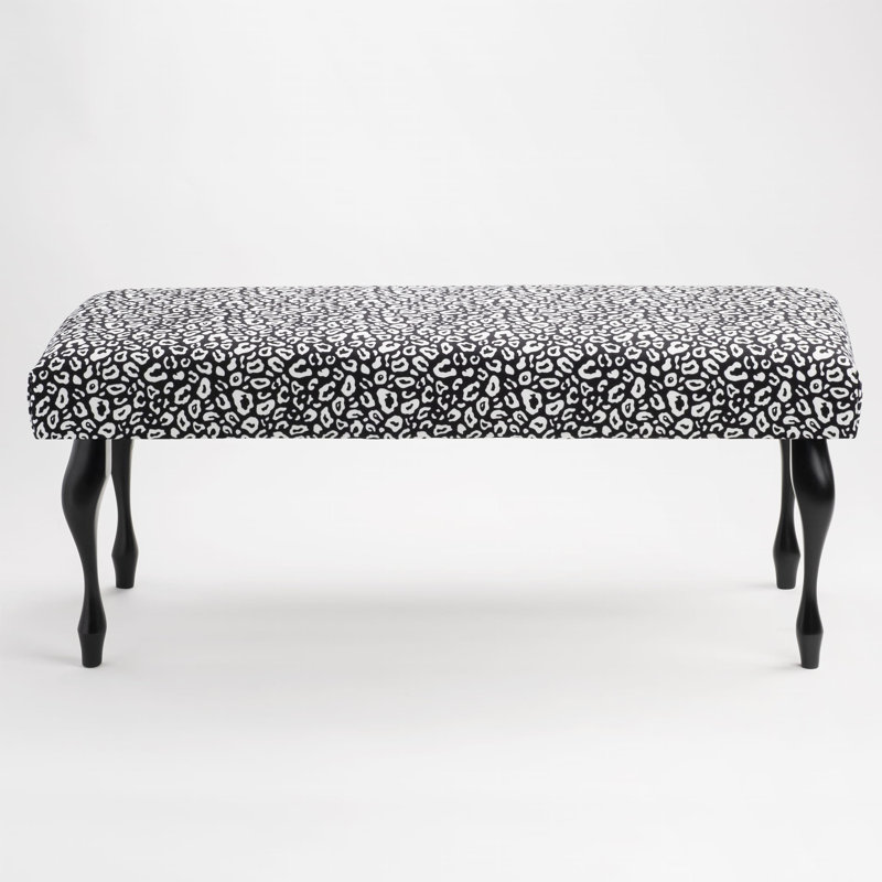 Velvet Upholstered Bench, 40cm H x 120cm W x 35cm D