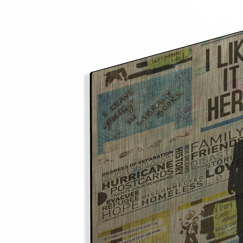 «I Like It Here» par DB Waterman, H 12 po x l 12 po
