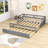 Twin Size Wooden Daybed with Trundle-1470487295