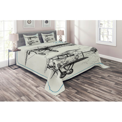 Modern & Contemporary Polyester Coverlet