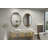 Dieudson Oval Aluminum Alloy Baroque Wall Mirror-113565097-113565096