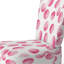 Chaise d'appoint pour filles à paillettes roses - Chaise d'appoint rose à pois scintillants-1683711962