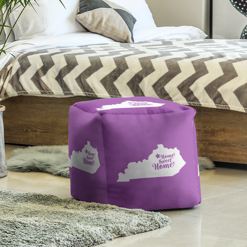 Repose-pieds à cubes frankfort the home, Violet