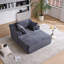 Chaise longue rembourrée avec coussins décoratifs-1508206329