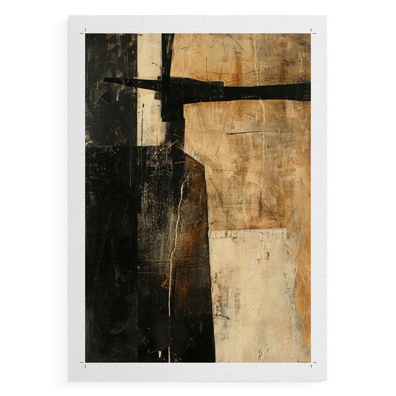 Série ABSTRACT CCDCC-XXV - Impression sur toile seulement - NON-CADRE, H 18 po x l 12 po