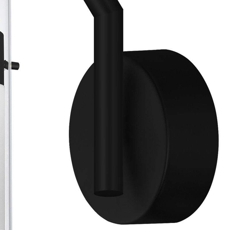 5-Inch Integrated LED Wall Sconce – Black Finish, Modern Wall Light for Bathroom, Hallway, and Bedroom, Black