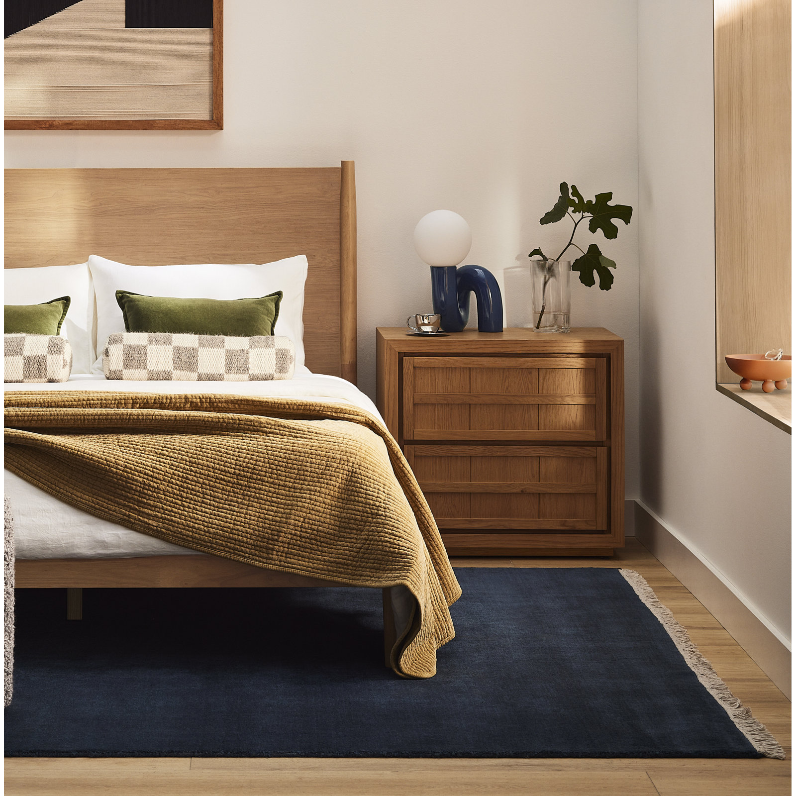 Scotty Oak Nightstand, Natural