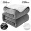 Sherpa Fleece Fur Thick Reversible Blanket Throw-119206500-119206505