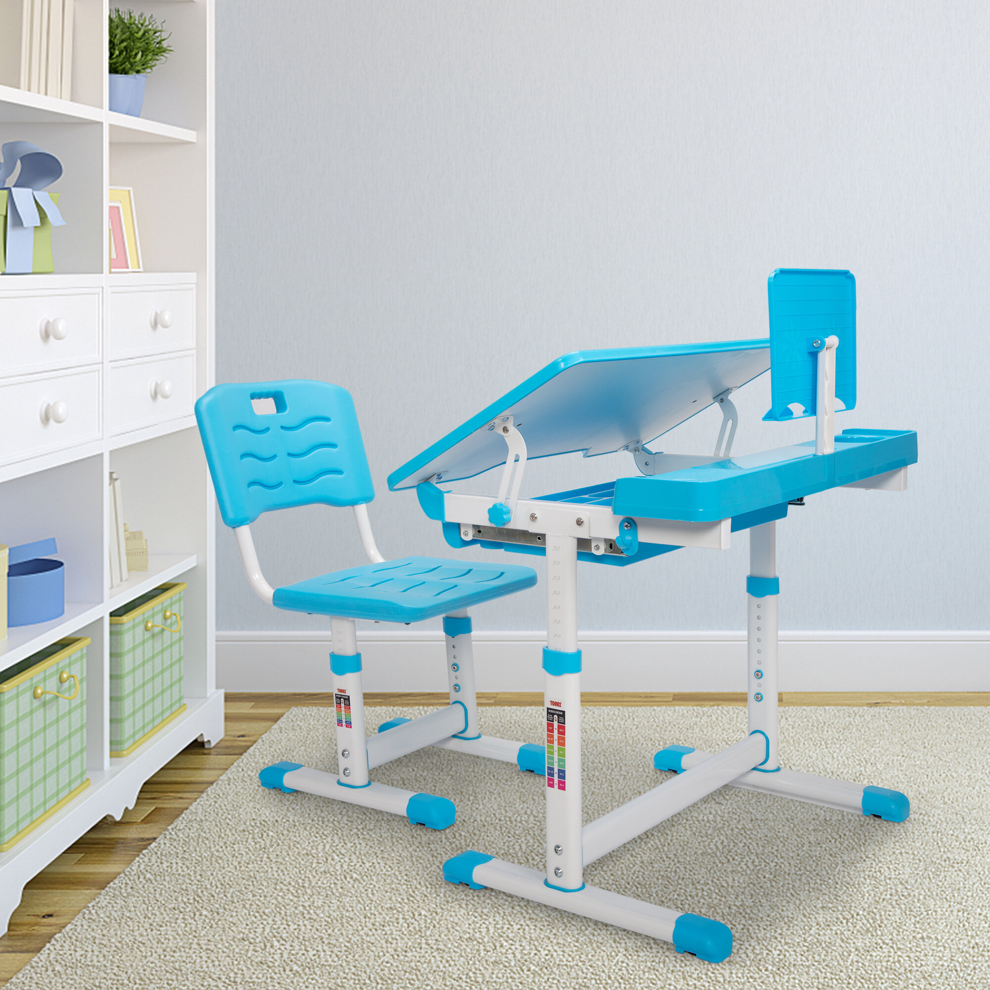 Zoomie Kids Charterhouse 27.6'' Art Desk Chair Set & Reviews