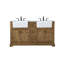Ensemble de meuble-lavabo double 60 po Pardue-426896451