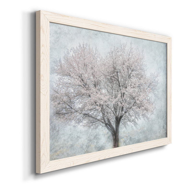 «A Feel Of Spring II» - Toile encadrée de qualité supérieure - prête à être accrochée, Blanc, H 31 po x l 44 po x P 1 po