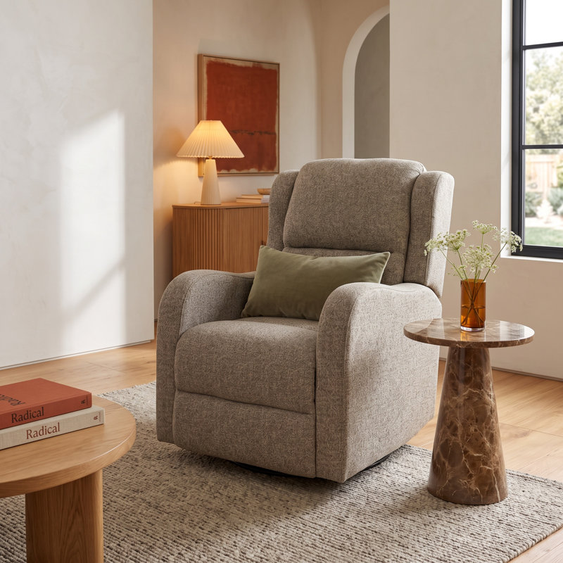 Pastiche 30" Push-Back Recliner, Mesa Mélange Textured Weave