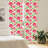 Poppy Floral Semi-Sheer Rod Pocket Curtain Panels-1331966720